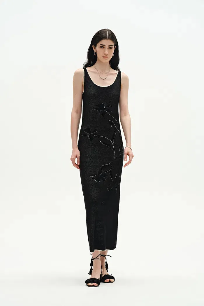 Nora Maxi Dress in Cotton Blend Knit sold by Fabrique product image thumbnail 4