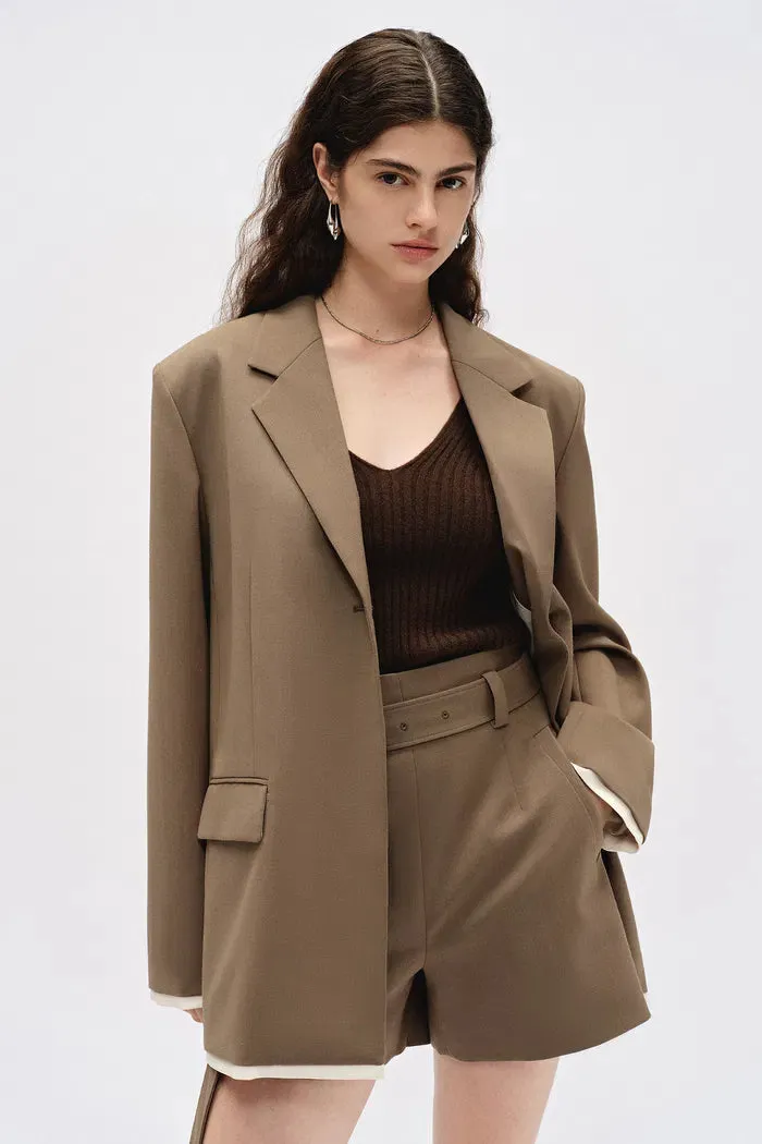 Prevernae Structured Blazer in Fine Wool Blend sold by Fabrique product image thumbnail 5