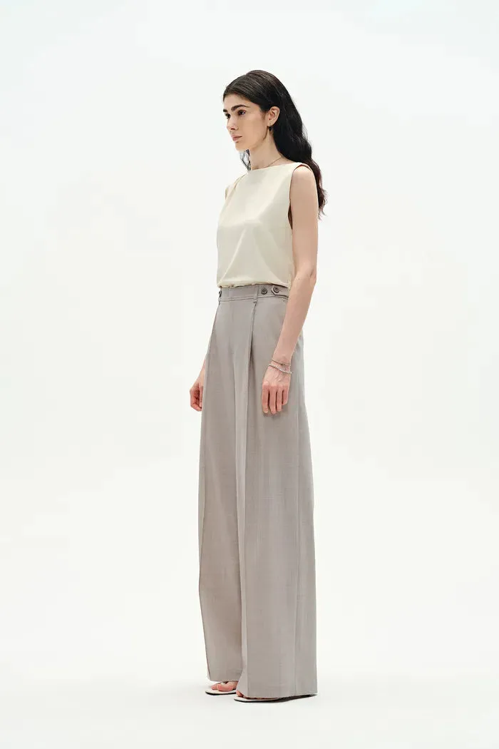 Halina Tailored Trousers in Merino Wool Blend sold by Fabrique product image thumbnail 5