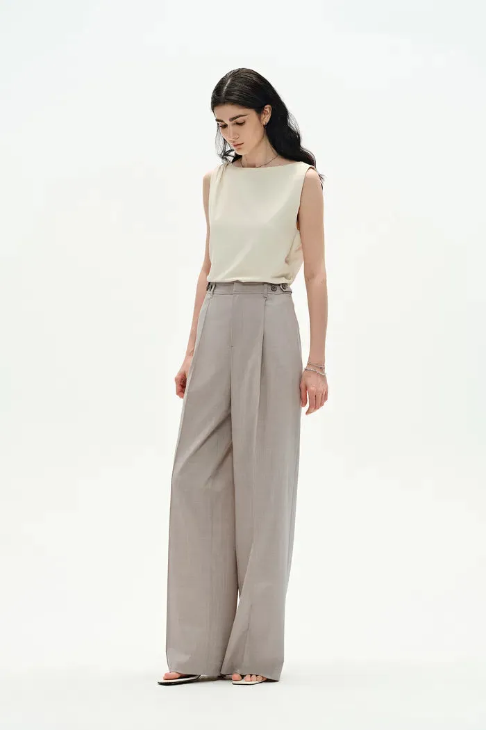 Halina Tailored Trousers in Merino Wool Blend sold by Fabrique product image thumbnail 4