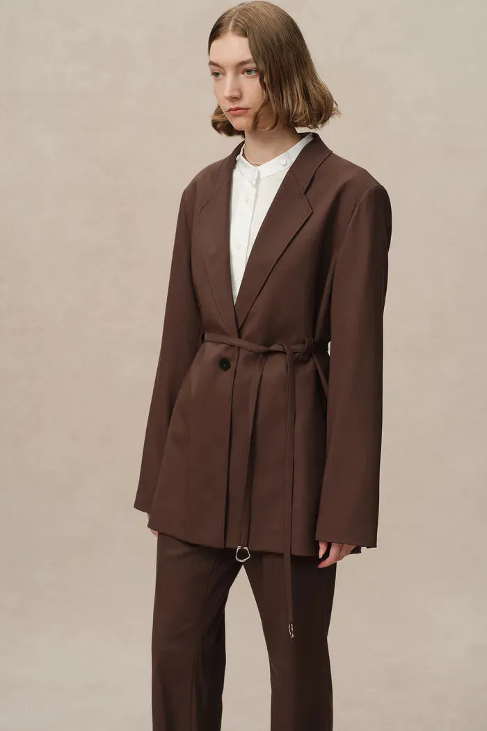Carol Belted Blazer in Fine Wool sold by Fabrique product image thumbnail 5