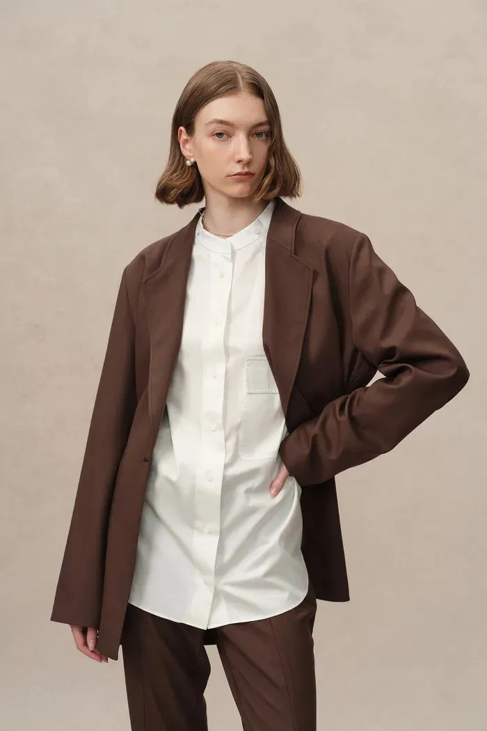 Carol Belted Blazer in Fine Wool sold by Fabrique product image thumbnail 2