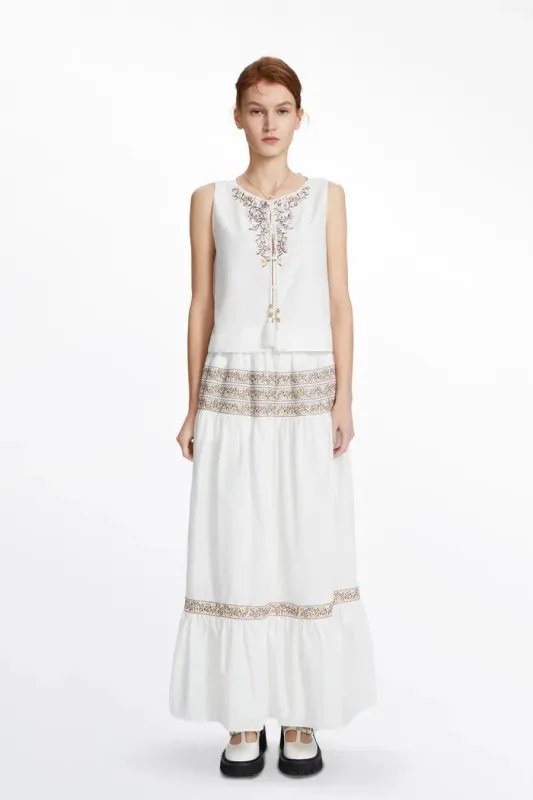 Keira Vest and Skirt Set sold by Fabrique