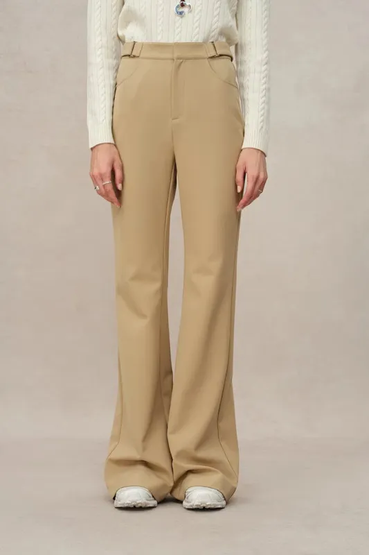 Ski Casual Flared Pants in Four-Way Stretch Fabric sold by Fabrique