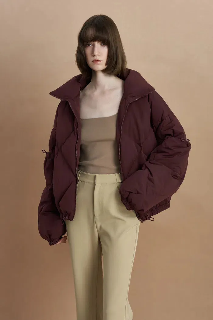 Aurland Water-Repellent Short Quilted Down Jacket in High-Density Fabric sold by Fabrique product image thumbnail 2