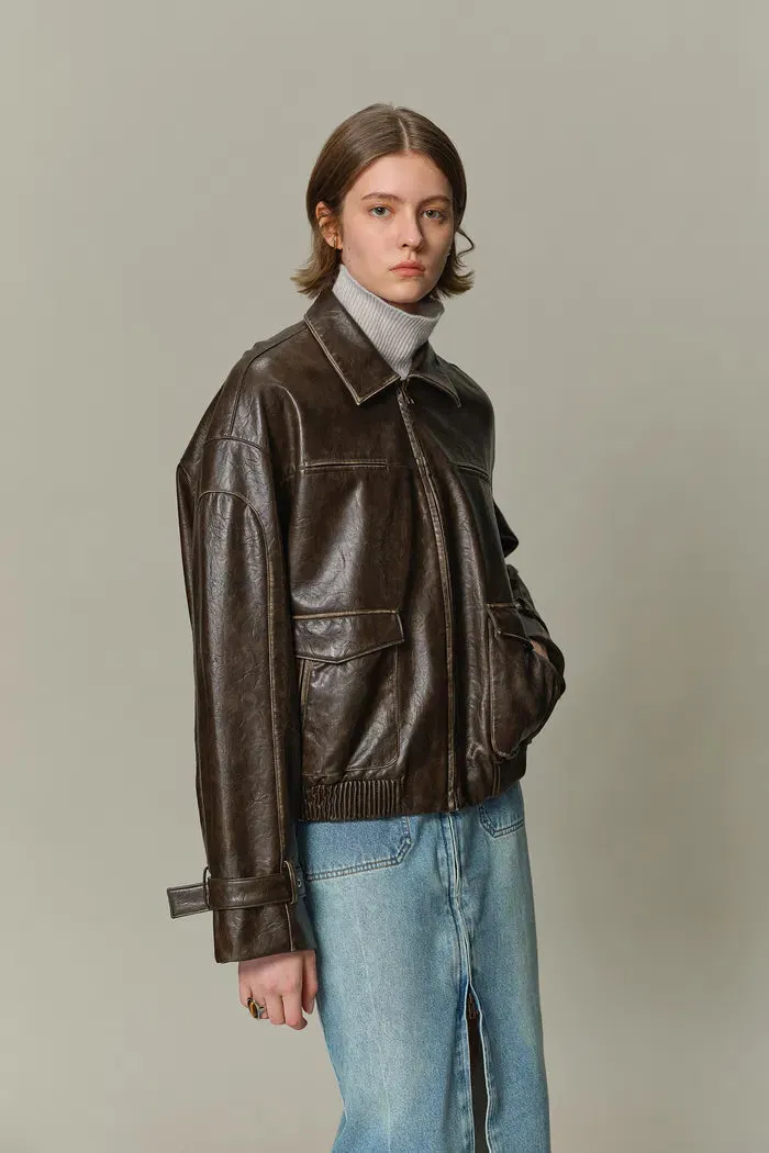 Mei Biker Jacket in Vegan Leather sold by Fabrique product image thumbnail 5