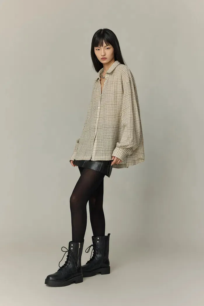 Ivy Plaid Shirt in Wool sold by Fabrique product image thumbnail 4
