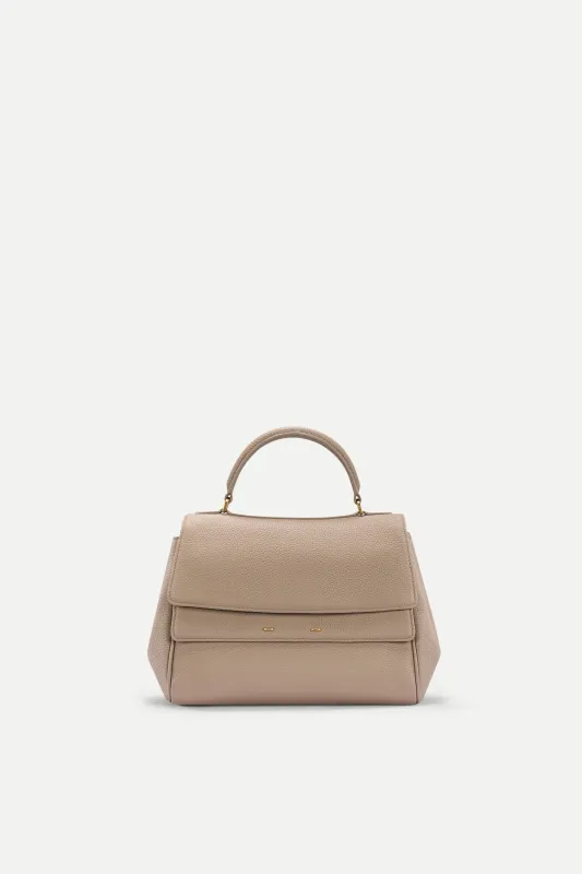 Rialto Small Handbag in Pebble-Grain Top-Grain Cowhide Leather made by Fabrique