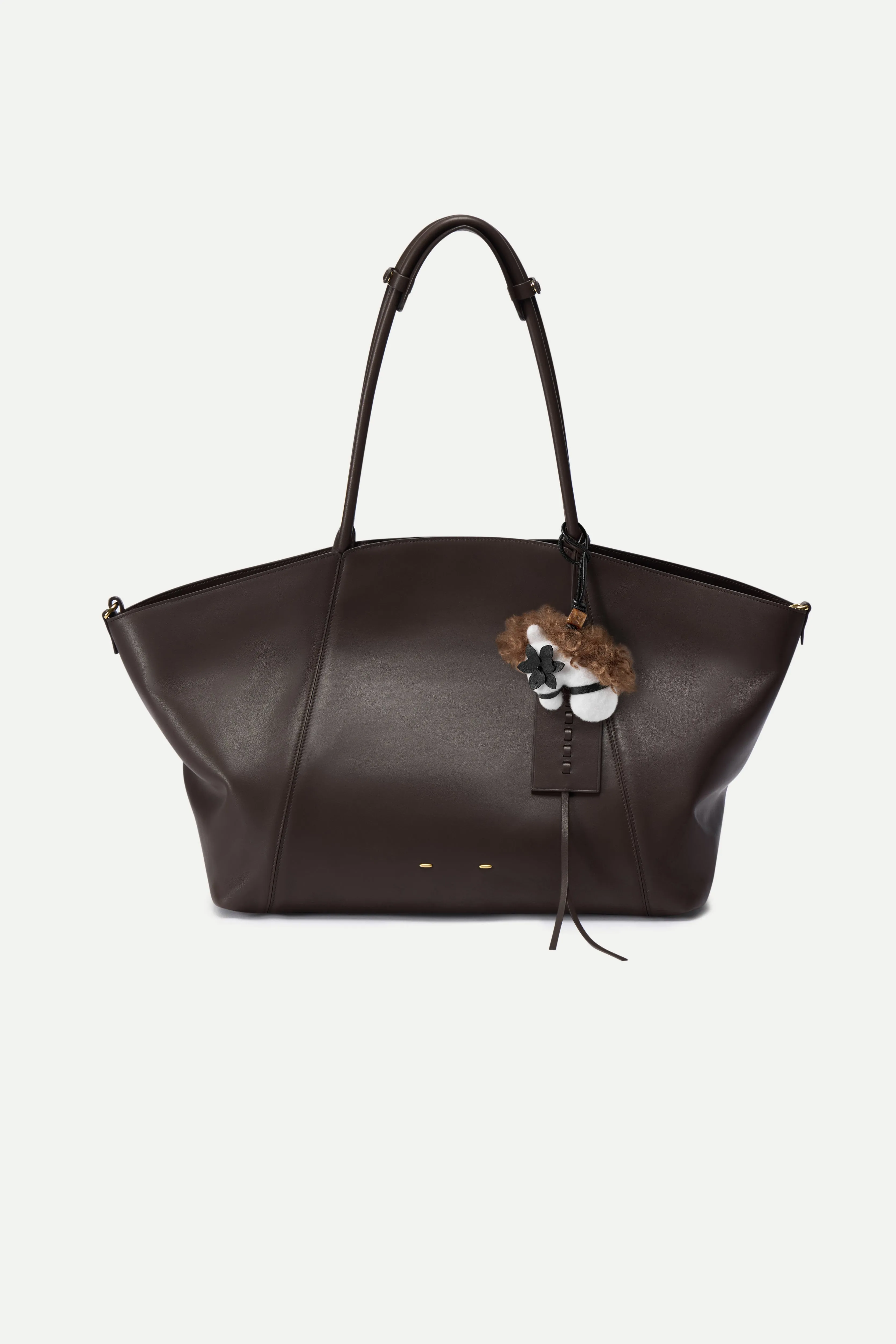 Sita Pony Bag Charm in Wool Felt and Leather sold by Fabrique product image thumbnail 4