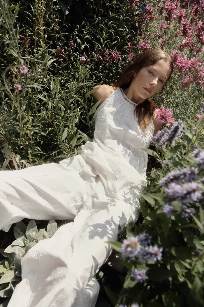 Hazel Halter Neck Sleeveless Top in Cotton sold by Fabrique product image thumbnail 3