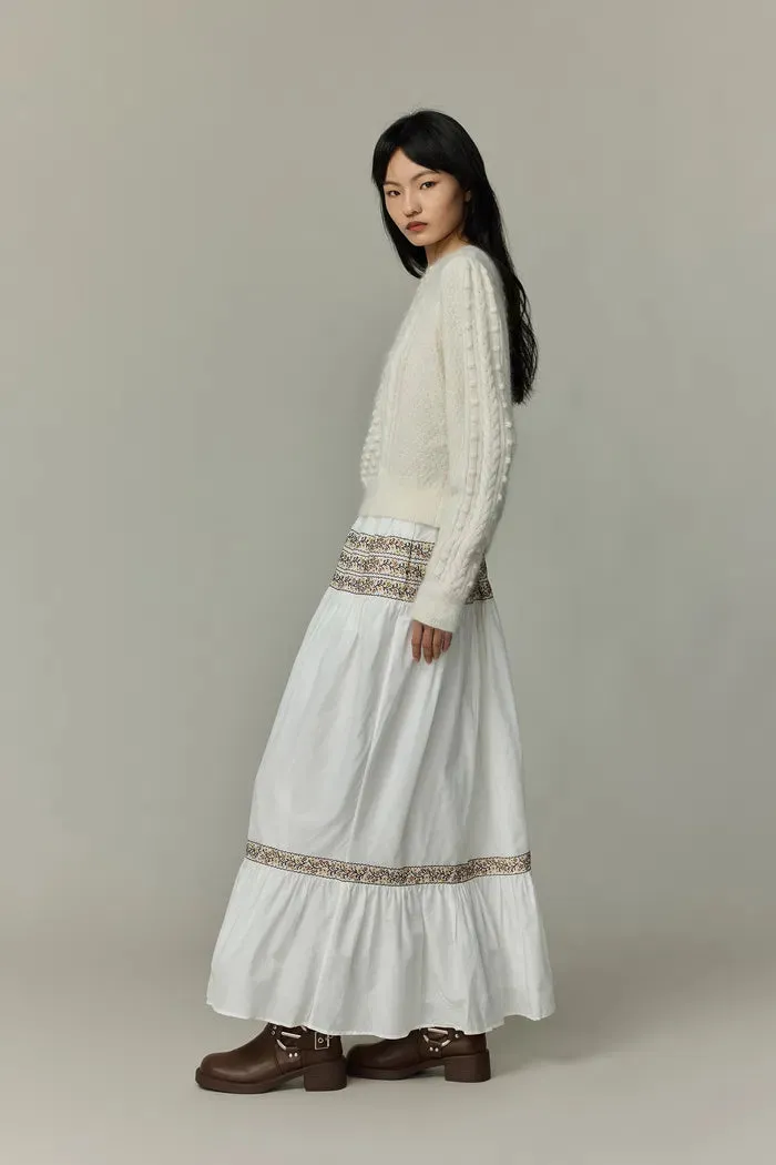 Eliza Cable Sweater in Mohair Knit sold by Fabrique product image thumbnail 3