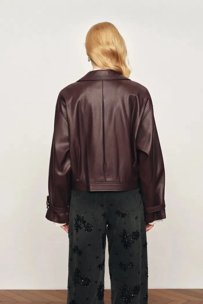 Fred Short Jacket in Eco Leather sold by Fabrique product image thumbnail 5