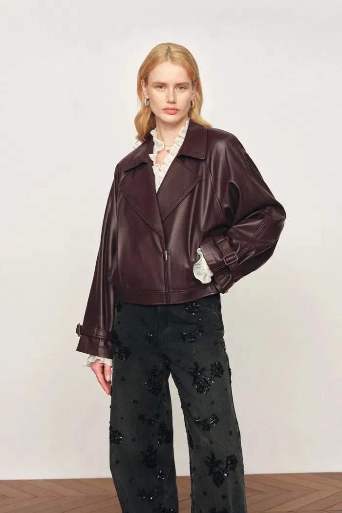 Fred Short Jacket in Eco Leather sold by Fabrique product image thumbnail 2