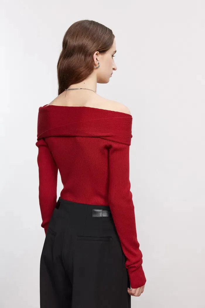 Venus Convertible Off Shoulder Long Sleeve Top sold by Fabrique product image thumbnail 5