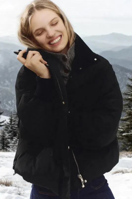 Mina Down Jacket in High Density Water Repellent Fabric made by Fabrique