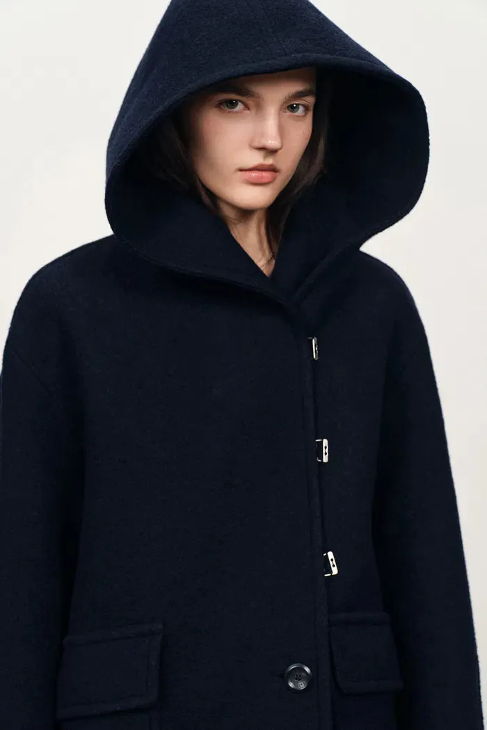 Harper Sailor Style Oversized Hood Parka in Merino Wool Knit sold by Fabrique product image thumbnail 5