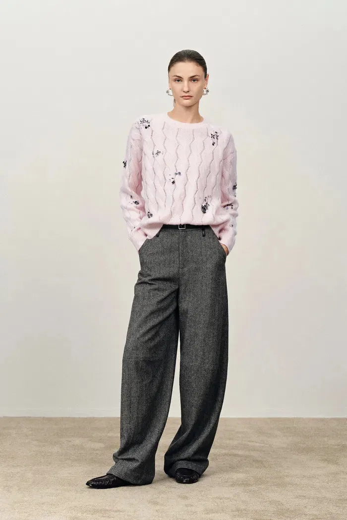 Aria Hand Beaded Sweater in Wool-Silk Blend sold by Fabrique product image thumbnail 3