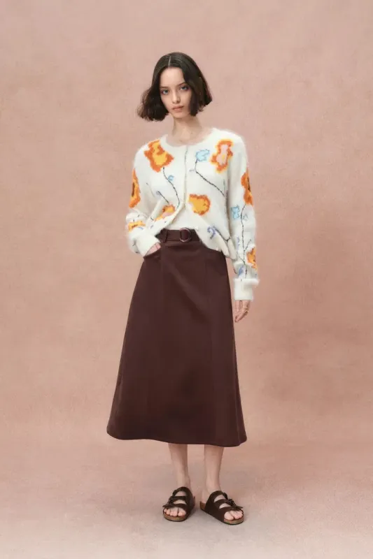 Kambi Knit Cardigan in Alpaca Merino Knit made by Fabrique