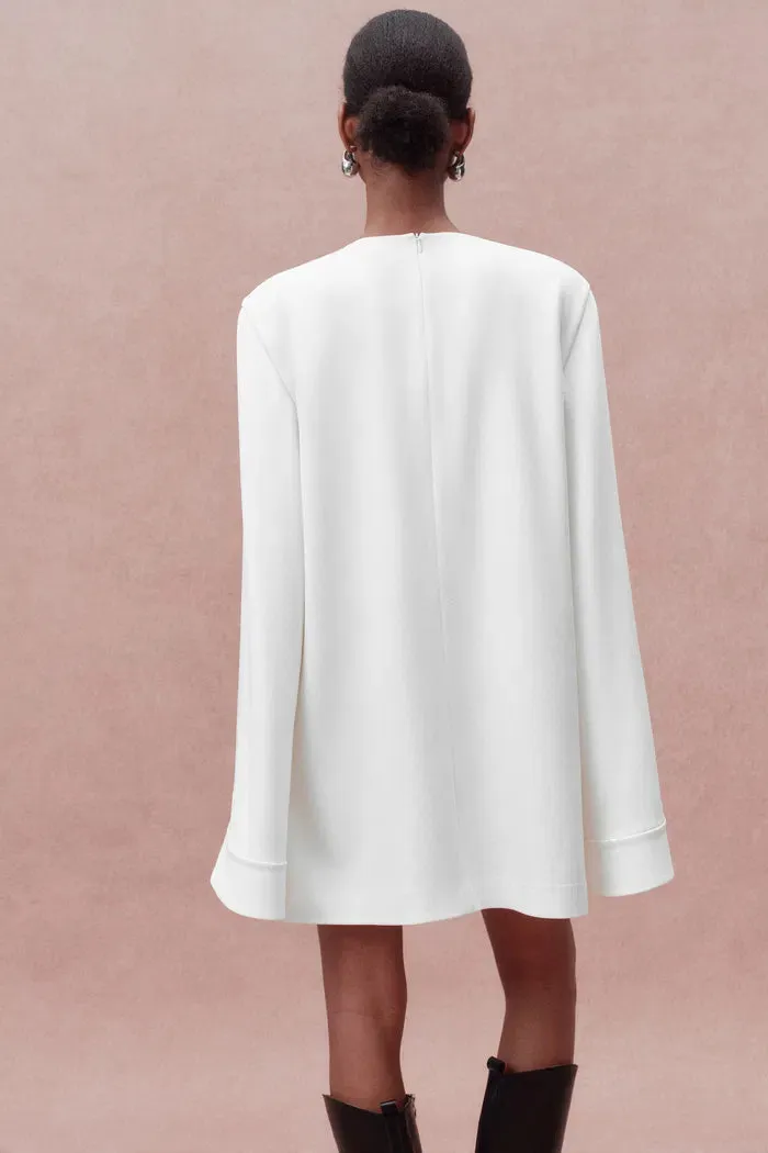 Audrey Pearl Short Cape Dress in Triacetate Blend sold by Fabrique product image thumbnail 2