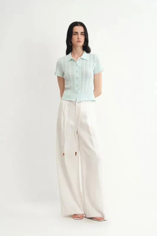 Daisy Top in Dry Cotton Blend Knit made by Fabrique