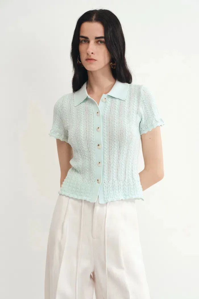 Daisy Top in Dry Cotton Blend Knit sold by Fabrique product image thumbnail 3