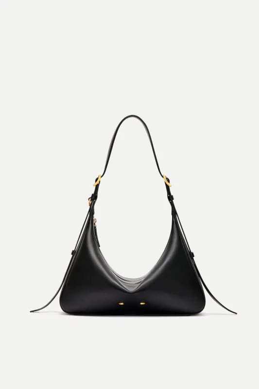 Navigli Shoulder Hobo Bag in Nappa Calfskin made by Fabrique