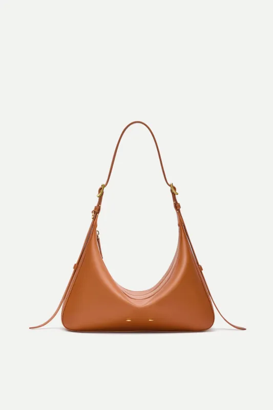 Navigli Shoulder Hobo Bag in Nappa Calfskin made by Fabrique