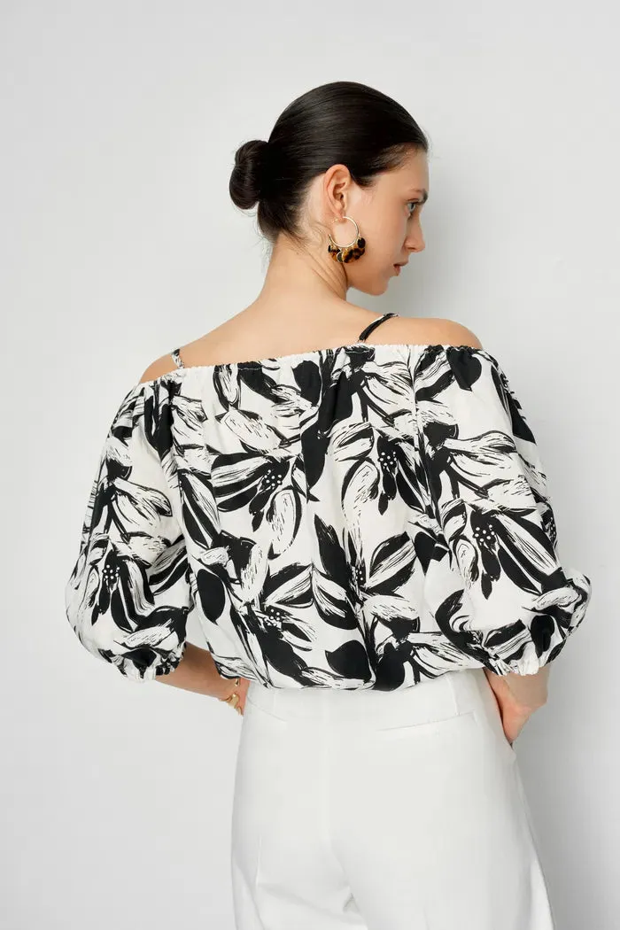 Samira Adjustable Strap Top and Maxi Skirt Matching Set in Linen sold by Fabrique product image thumbnail 5