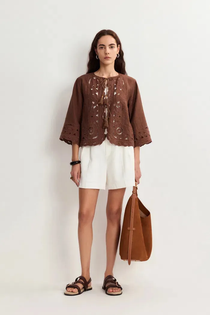 Amalia Openwork Blouse and Skirt Matching Set sold by Fabrique product image thumbnail 3