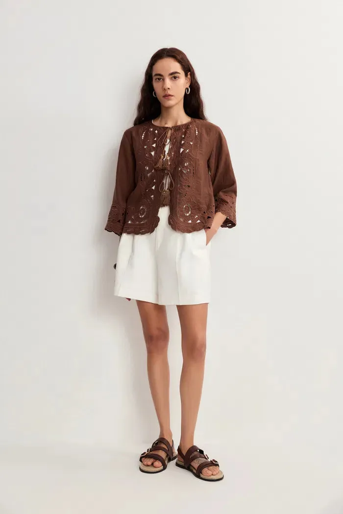 Amalia Openwork Blouse and Skirt Matching Set sold by Fabrique product image thumbnail 4