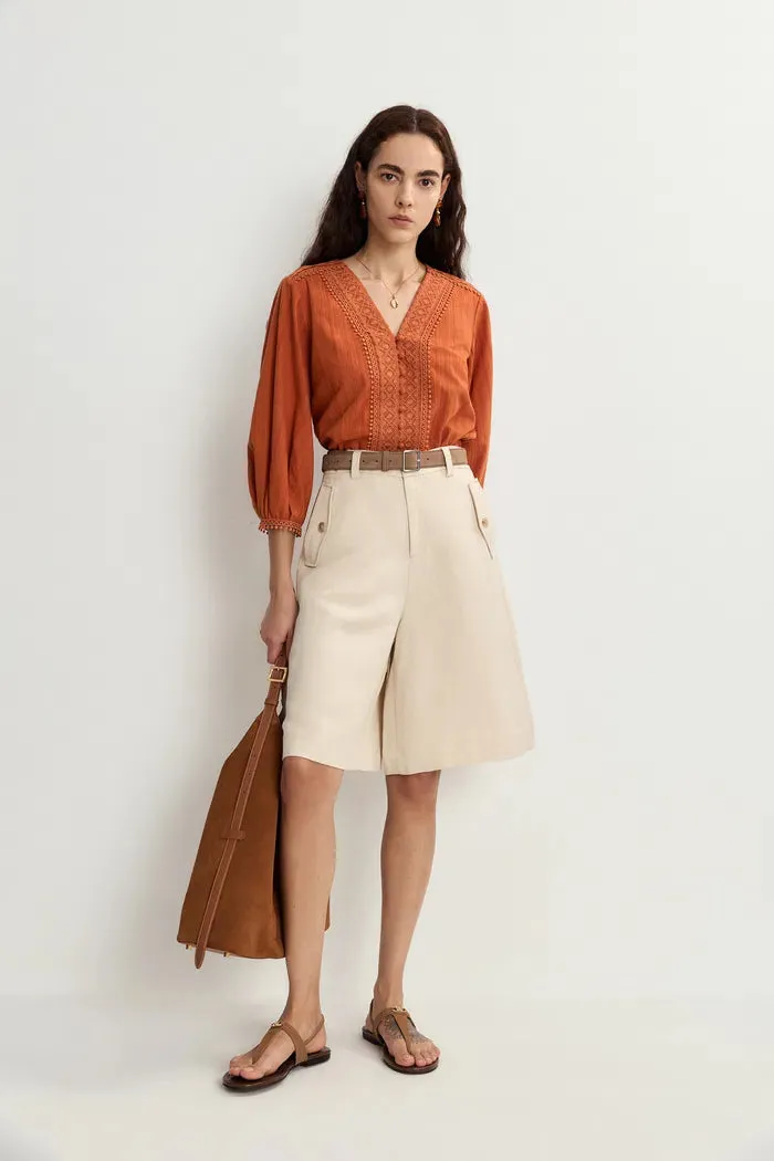 Elli Lace Puff Sleeve Blouse Top sold by Fabrique product image thumbnail 5