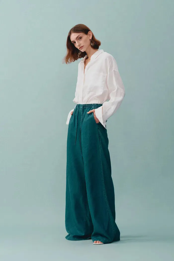 Una Double Patch Pocket Shirt in Linen sold by Fabrique product image thumbnail 5