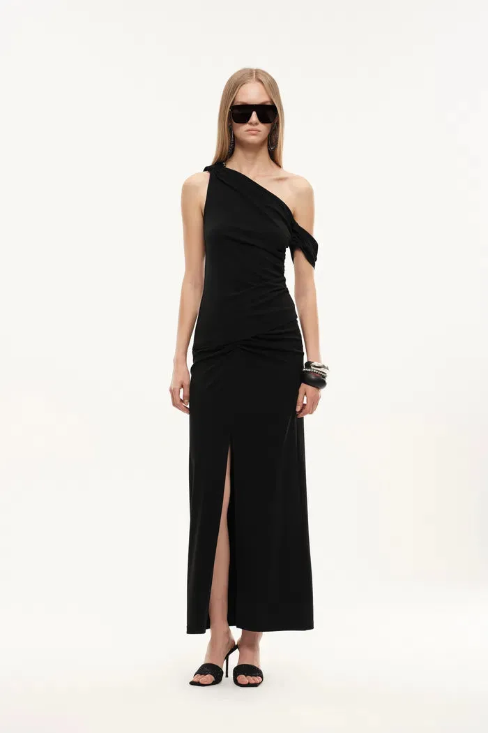Overture One-Shoulder Ruched Top in Four Way Stretch Fabric sold by Fabrique product image thumbnail 3
