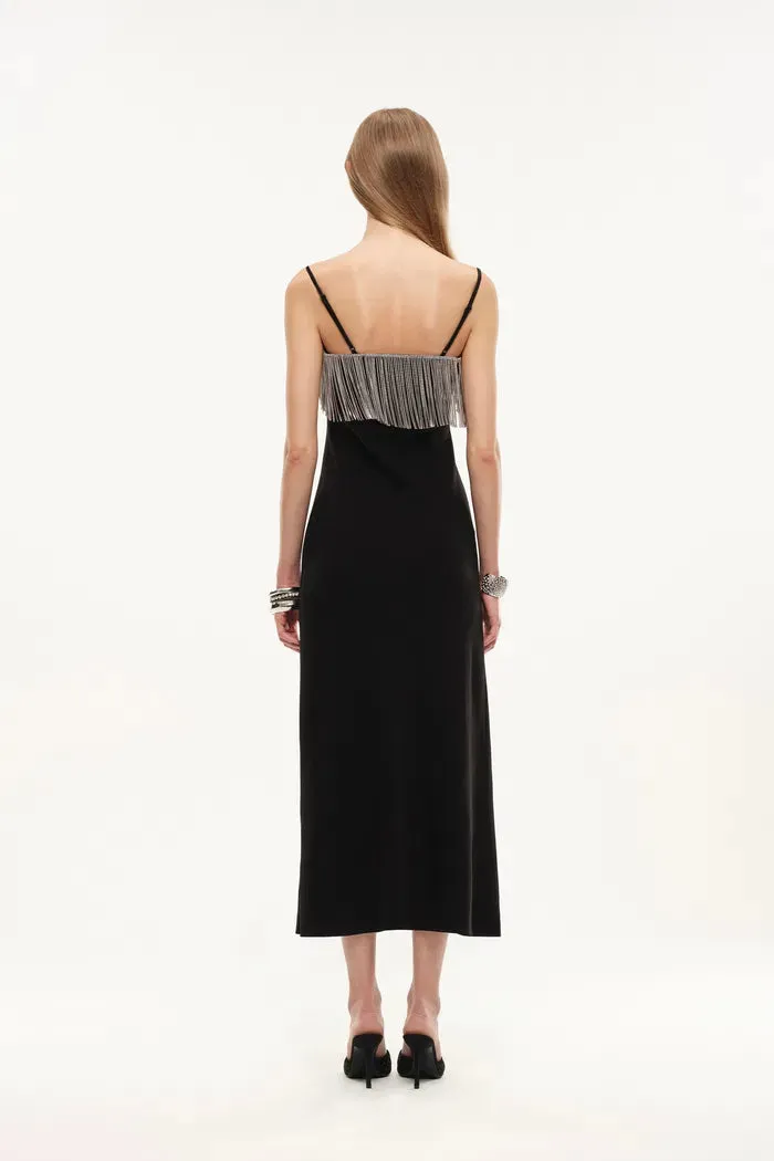 Nocturne Embellished Slip Dress in Cotton sold by Fabrique product image thumbnail 2