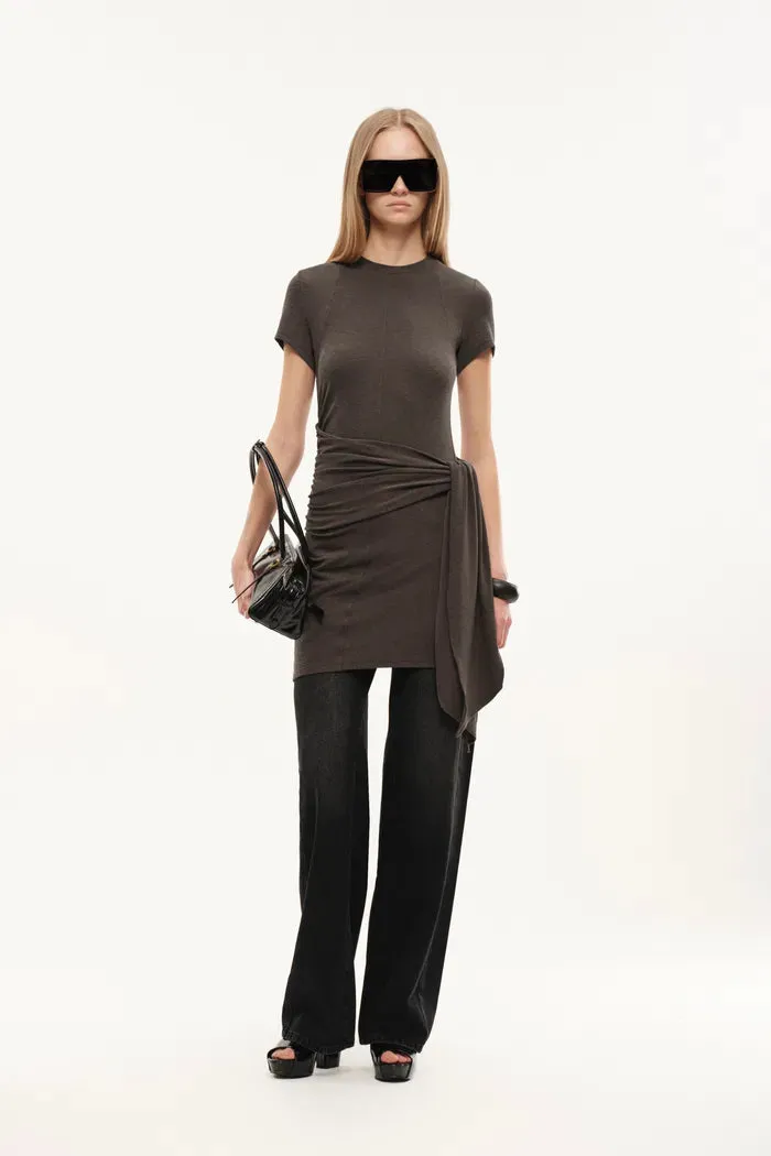 Vestige Tie Up Waist Dress in Cotton Knit sold by Fabrique product image thumbnail 3