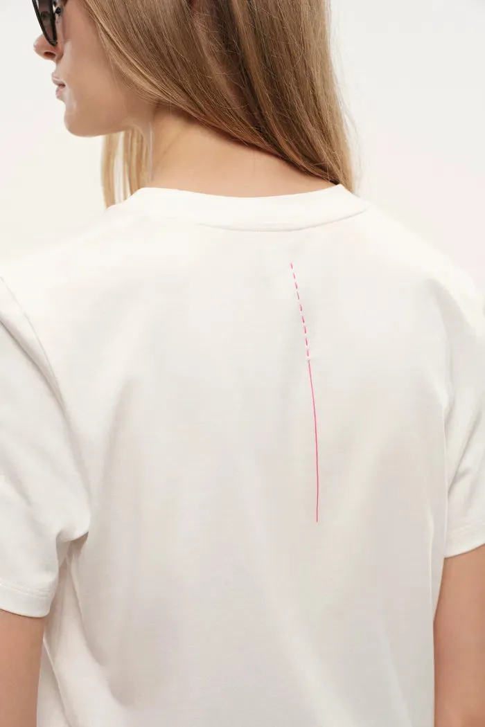 Cipher Silver Graphic T-Shirt in Cotton sold by Fabrique product image thumbnail 4