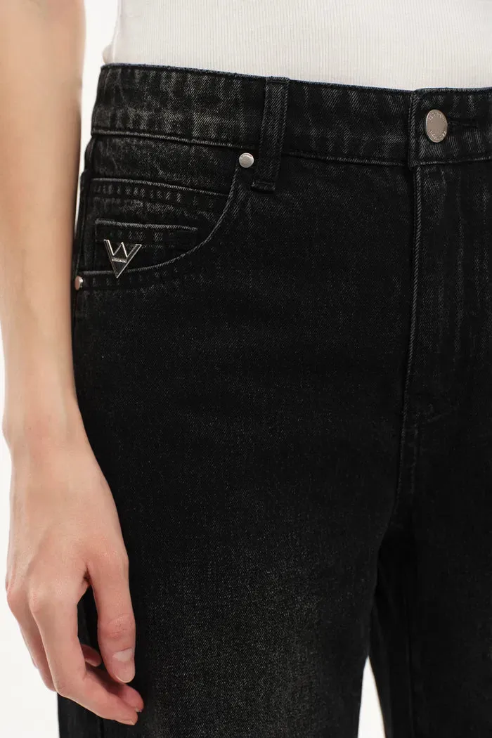 Balled Straight Leg Jeans in Cotton Denim sold by Fabrique product image thumbnail 5