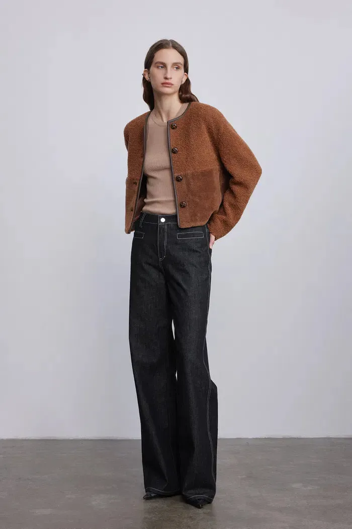 Orla Paneled Short Coat in Wool sold by Fabrique product image thumbnail 3