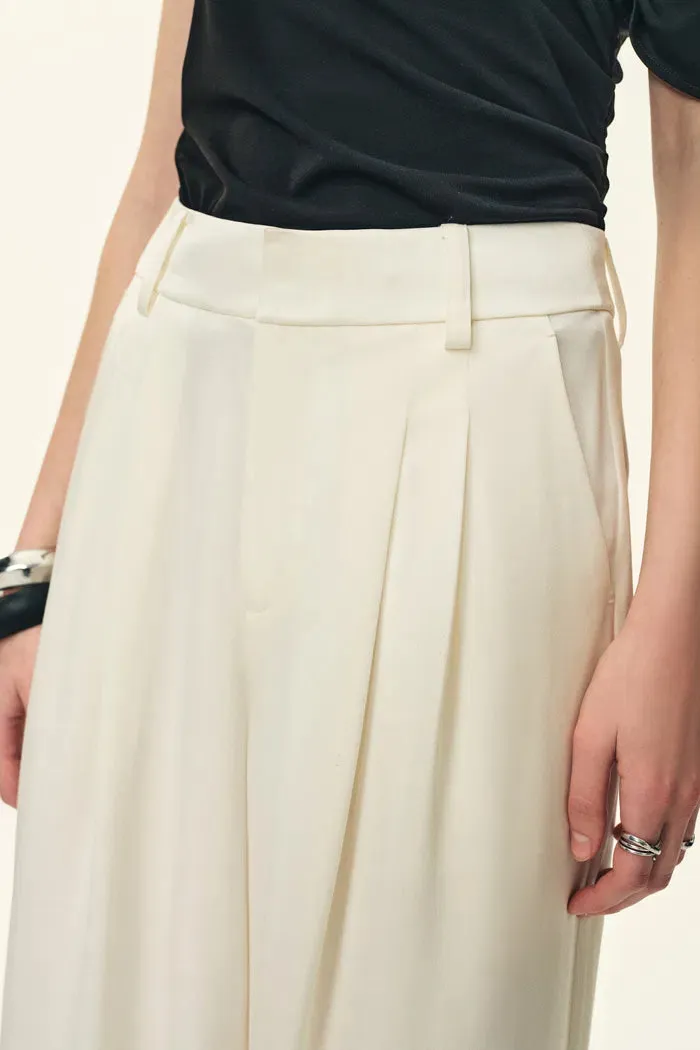 Kari Lace-Trim Pants in Acetate Satin sold by Fabrique product image thumbnail 5