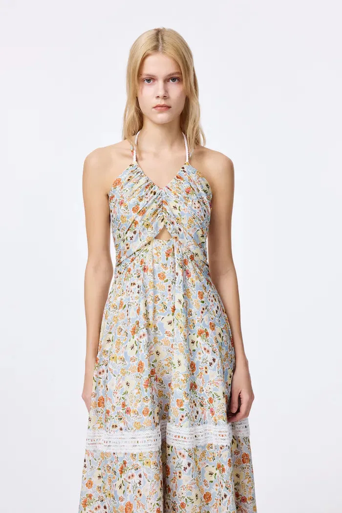 Sijia Flora Lace Dress in Tencel Linen sold by Fabrique product image thumbnail 4