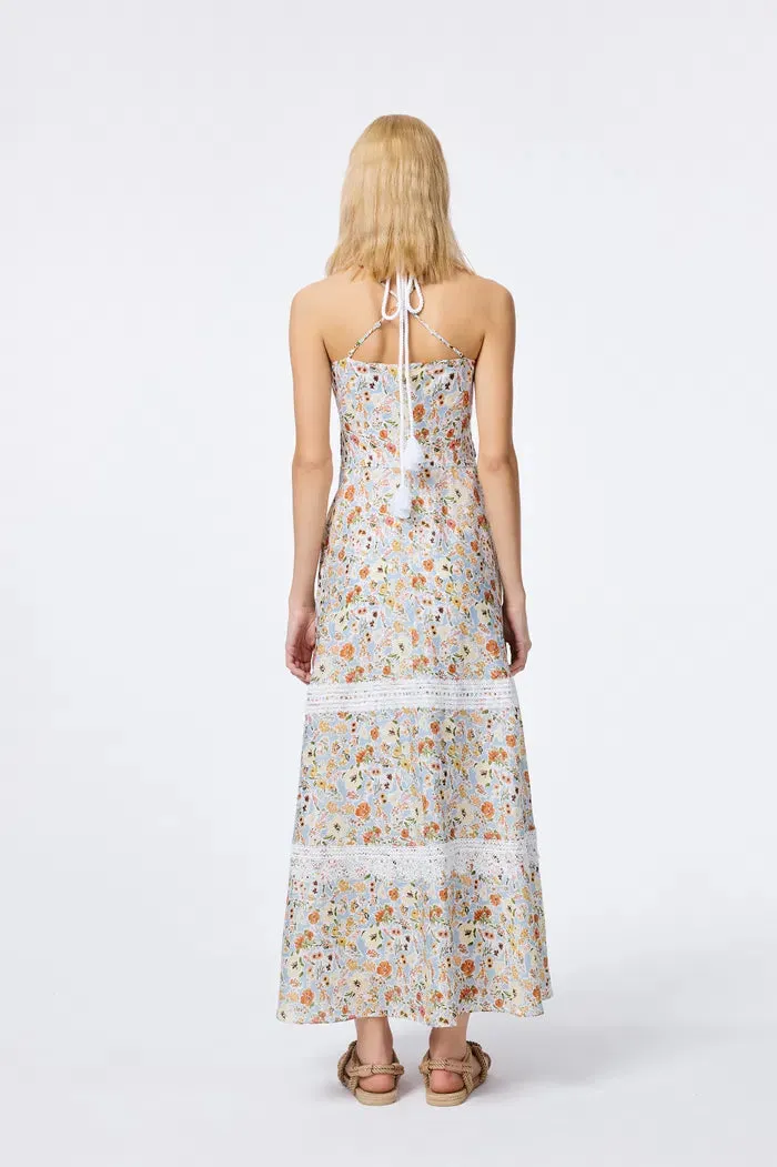 Sijia Flora Lace Dress in Tencel Linen sold by Fabrique product image thumbnail 2