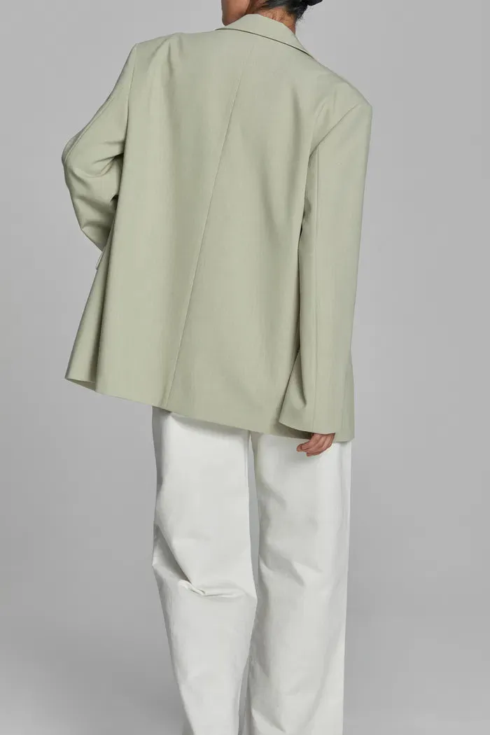 Creamy Green Detachable Belt Blazer sold by Fabrique product image thumbnail 5