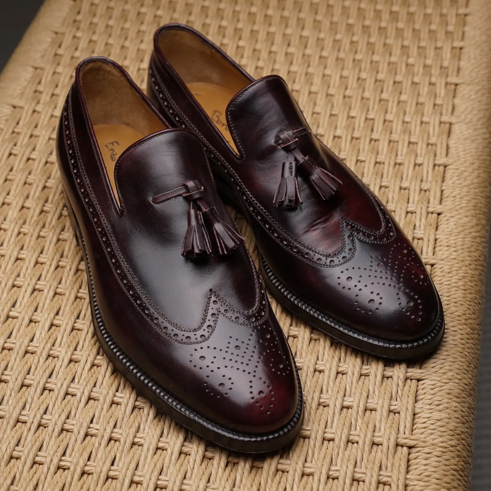 Style 3933 - Plum Museum Calf sold by Mehra product image thumbnail 4