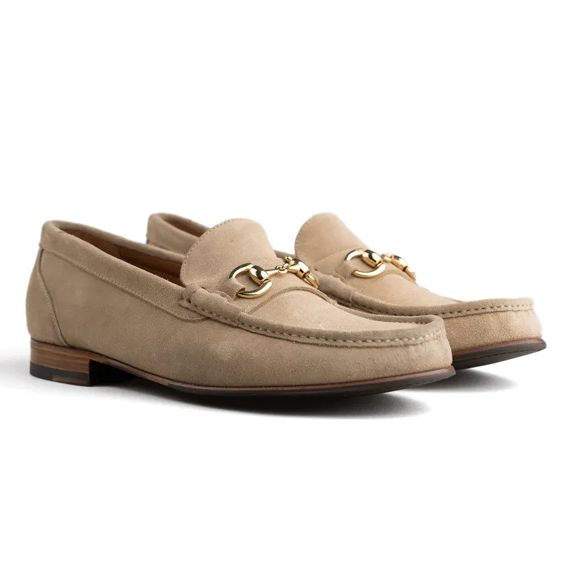 Bologna Bit Loafer - Sand Suede sold by Mehra