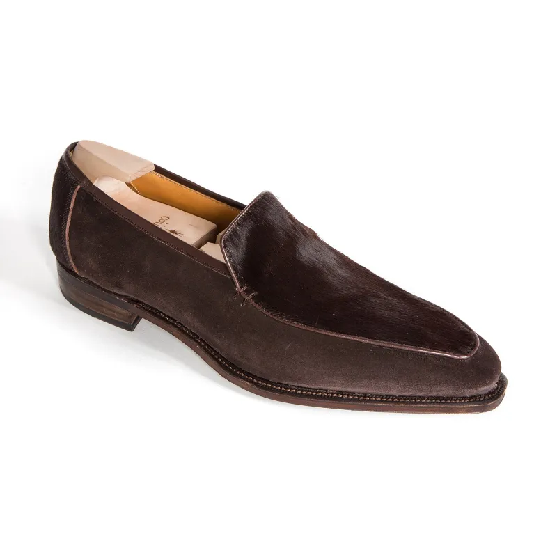 Dover - Dark Brown Suede / Dark Brown Horse made by Mehra