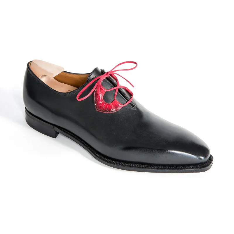 Fantomas - Black Calf / Red Crocodile made by Mehra