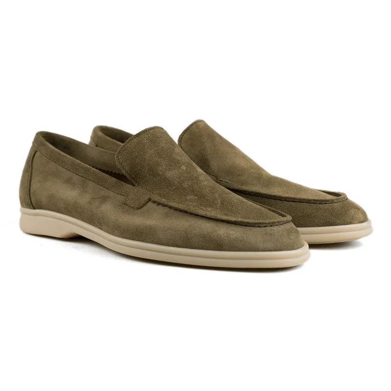 Palma Flex - Pistachio Green Suede sold by Mehra