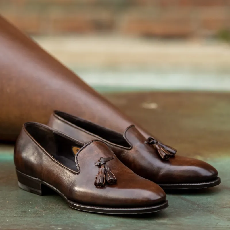 Style Enzo Mod. - Dark Brown Museum Calf sold by Mehra