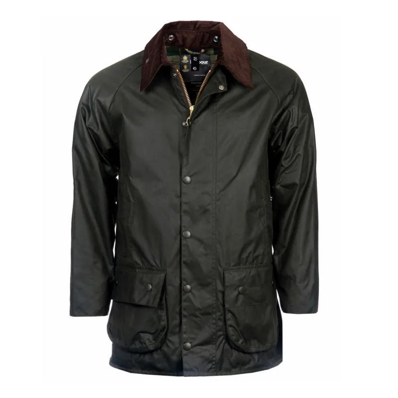 Beaufort Waxed Jacket - Sage sold by Mehra