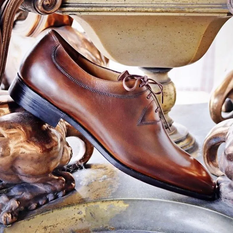 Duke - Old Wood Calf Patina made by Mehra